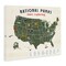 Stupell Industries National Parks Map Diagram Canvas Wall Art